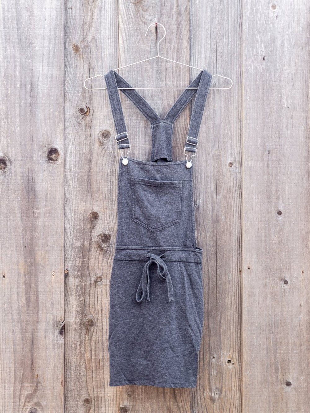 Z Supply Overall Dress, XS, Gray